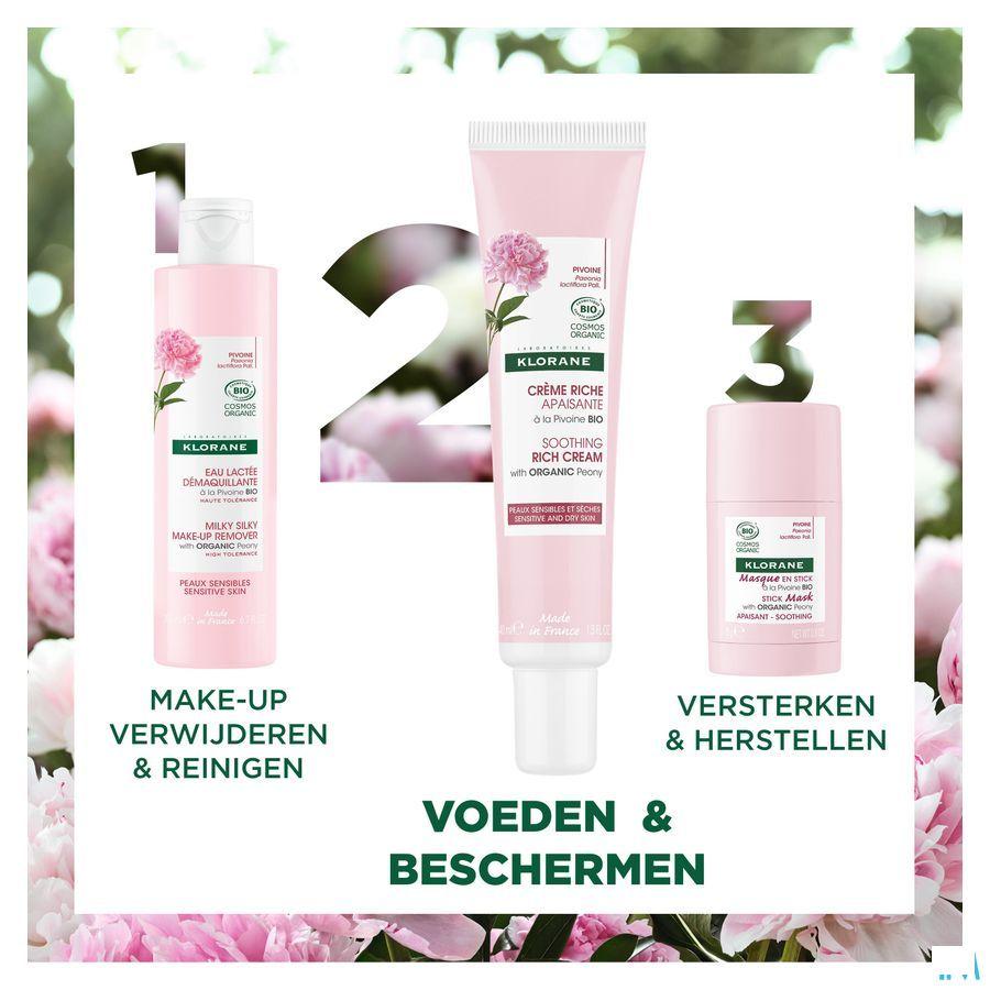 Klorane Gezicht Rijke Cr Pioenroos Bio 40 ml