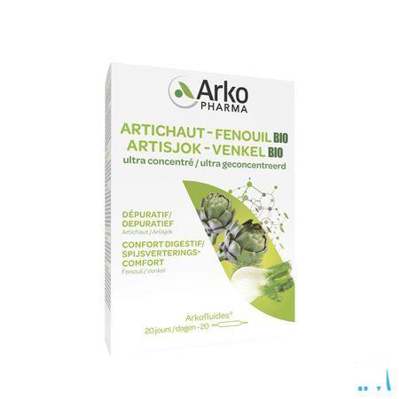 Arkofluide Artisjok Venkel Bio Ampullen 20  -  Arkopharma