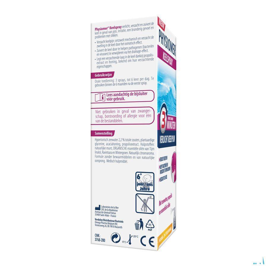Physiomer Keelpijn Spray 20 ml