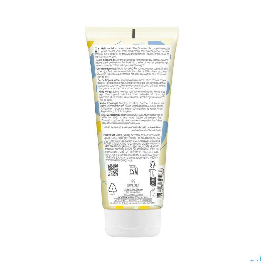 Klorane Baby Zacht Reinigingsgel 200 ml