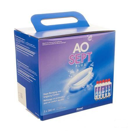 Aosept Plus 6 Maandpack 5x360 ml 