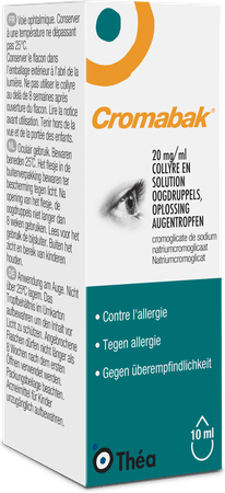 Cromabak Collyre 2% 10 ml 