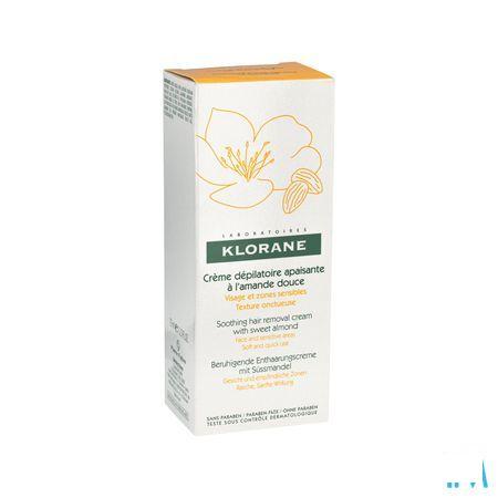 Klorane Ontharingscreme Gelaat-gev Zones Tube 75 ml