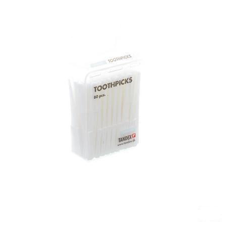 Tandex Toothpicks Plastic 80  -  Deprophar