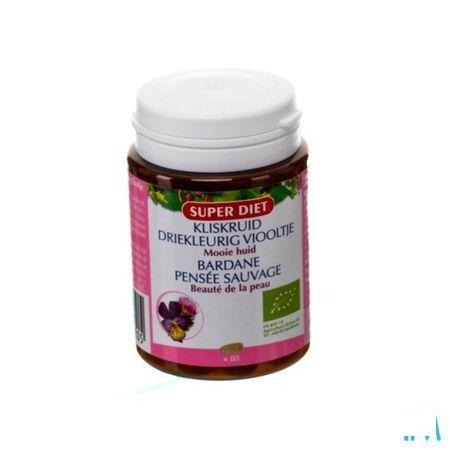 Super Diet Bardane-pensee Sauvage Bio Comprimes 80  -  Superdiet Laboratoires