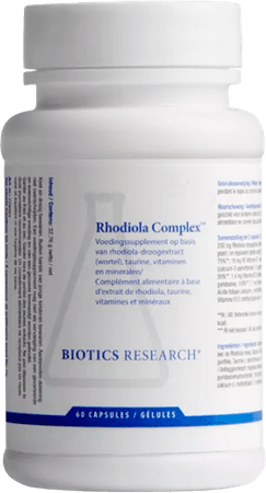 Biotics Rhodiola Complex 60 capsules  -  Energetica Natura