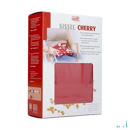 Sissel Cherry Coussin Noyaux Cerise 23x26cm Rouge  -  Sissel