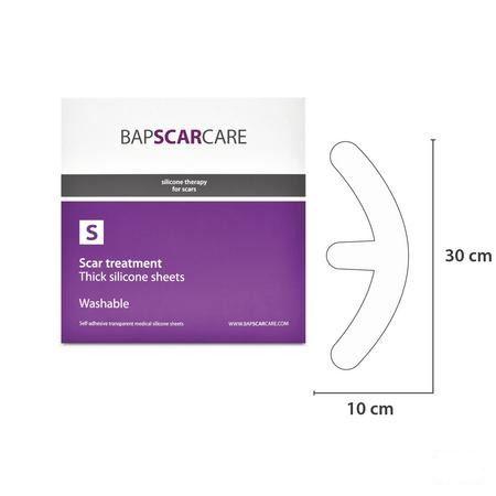 Bap Scar Care S Silicoonverb Adh 40X10X30Cm 2 Paar  -  Bap Medical