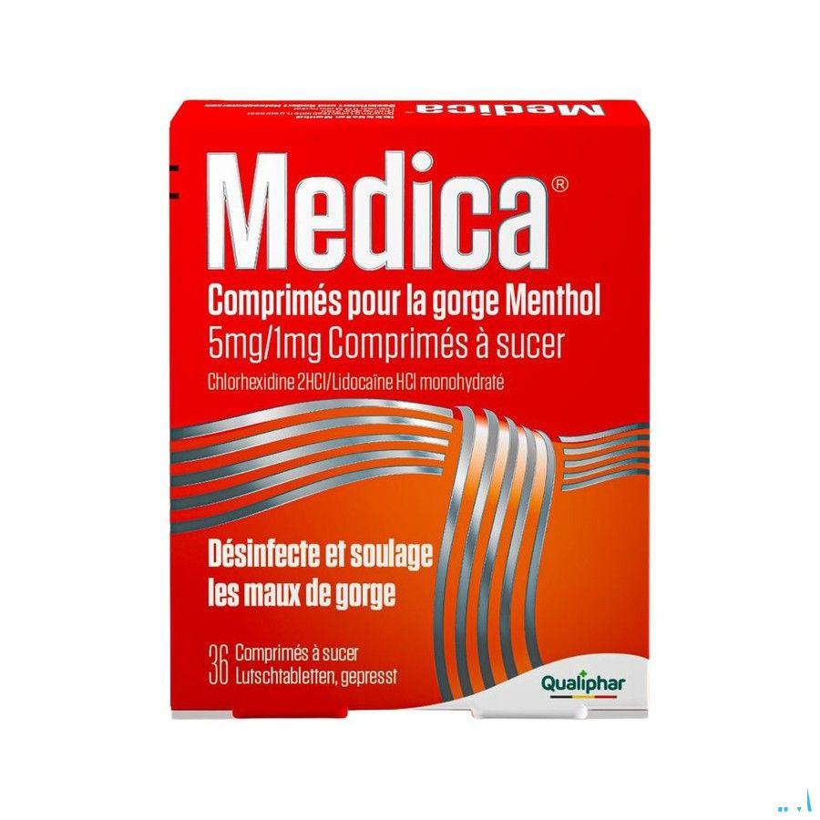 Medica Keeltabletten Menthol 36