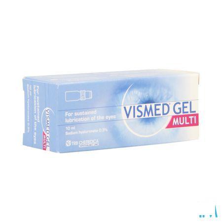 Vismed Gel Multi Bevochtigen Ogen 0,3% Flacon 10 ml