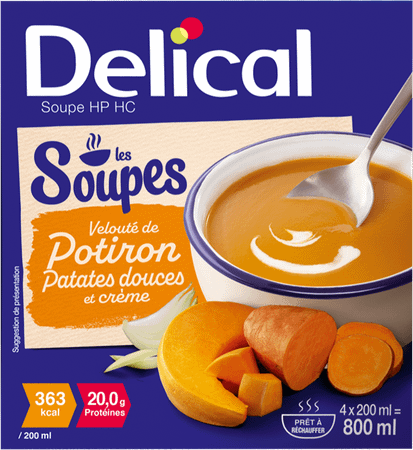 Delical Soupe Vel.Potiron Patates Douces & Cr4 x 200 ml