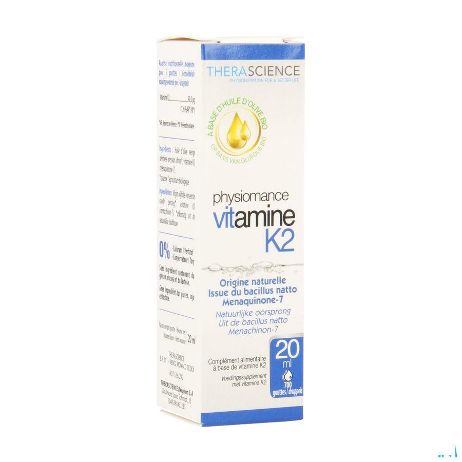 Vitamine K2 Flacon 20 Ml Physiomance PHY291  -  Therascience