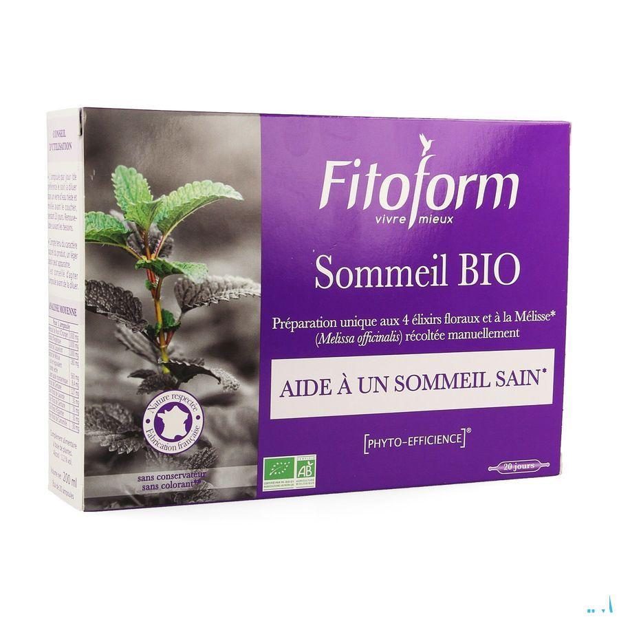 Slaap Ampullen 20x10 ml Fitoform  -  Bioholistic Diffusion