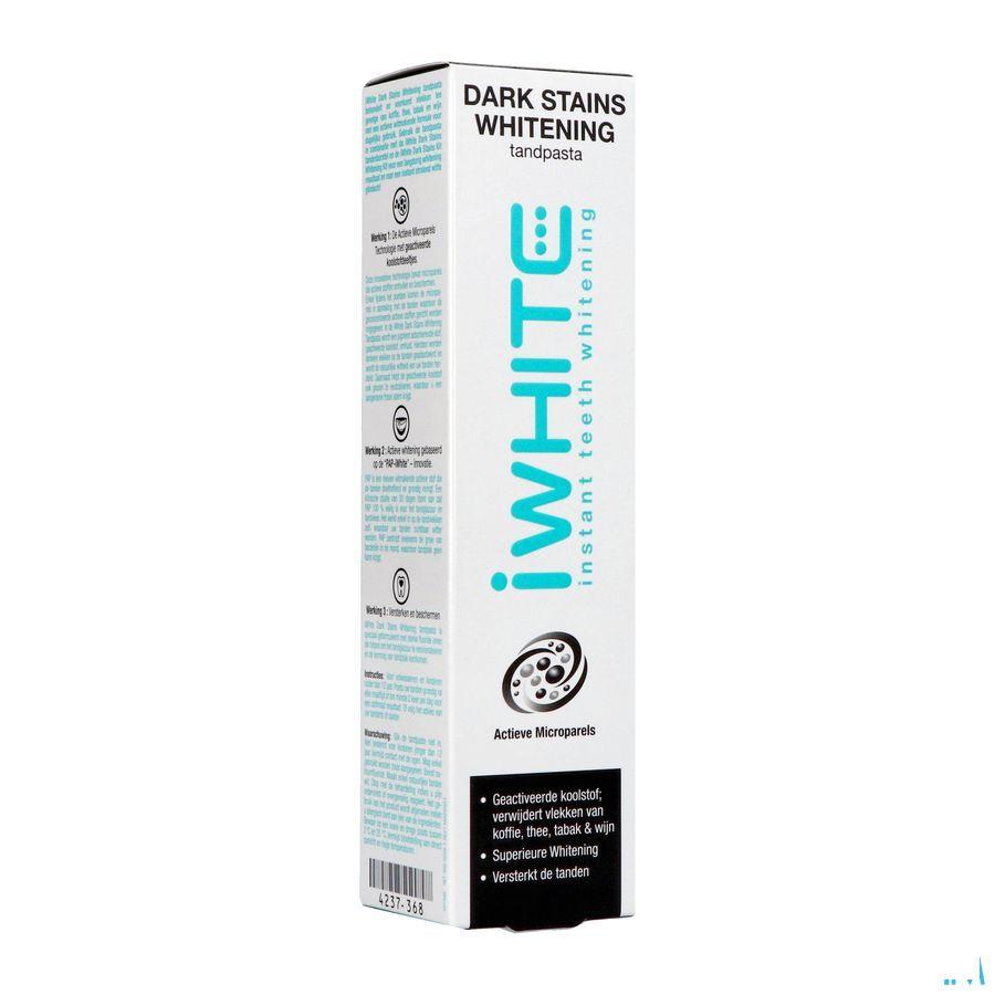 Iwhite Dark Stains Whitening Tandpasta Tube 75 ml