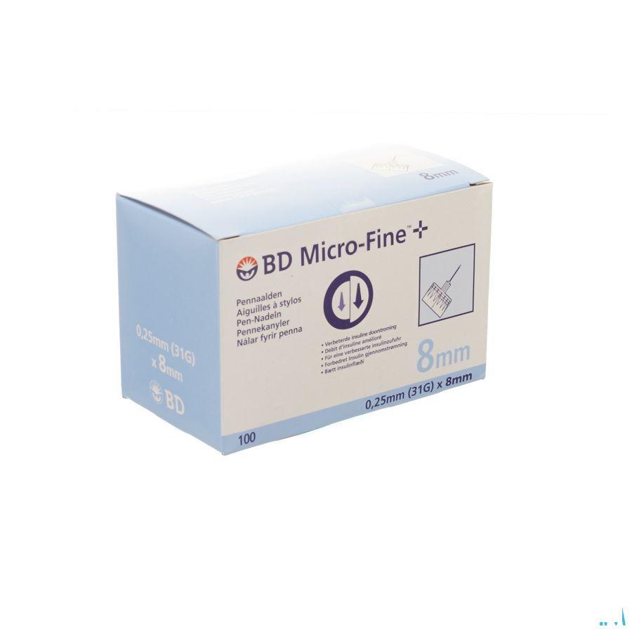 Bd Microfine+ Aig. Stylo Tw 8,0Mm 31G 100 320792