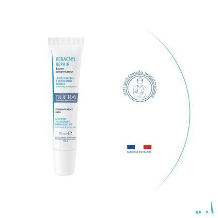 Ducray Keracnyl Repair Lipbalsem 15 ml
