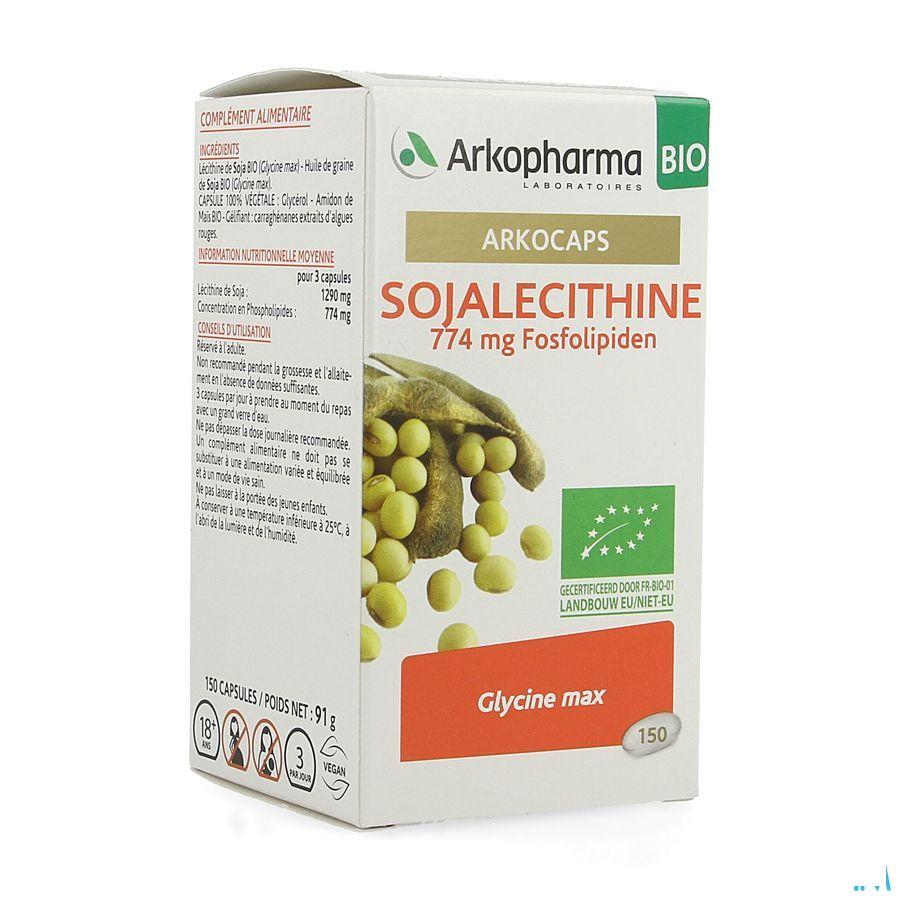 Arkocaps Sojalecithine Bio Capsule 150  -  Arkopharma