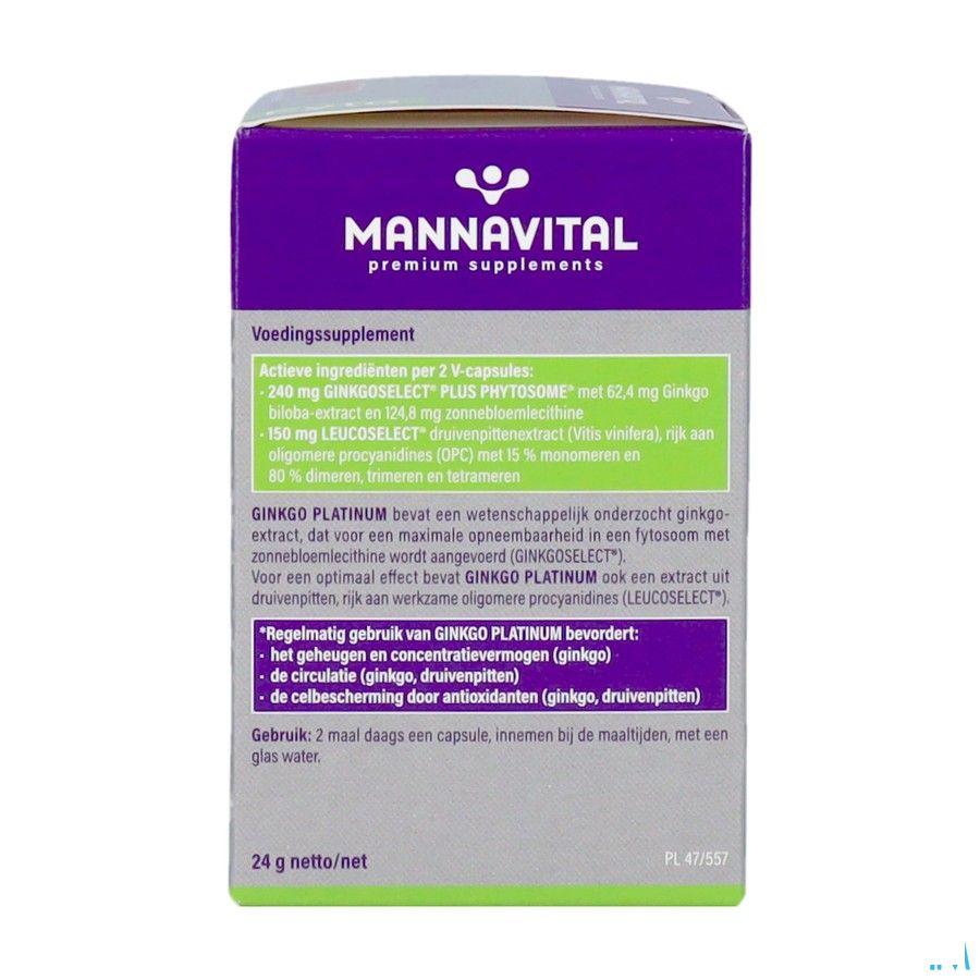 Mannavital Gingko V-caps 60  Copy