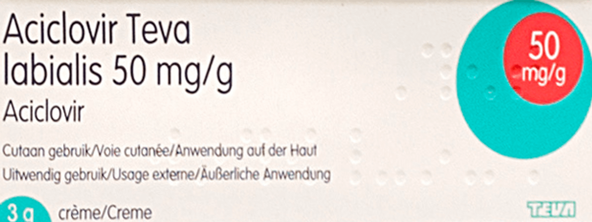Aciclovir Teva Labialis Creme 3 G