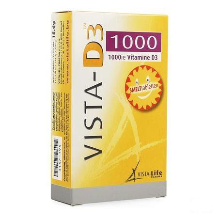 Vista D3 1000 Smelttabletten 120 