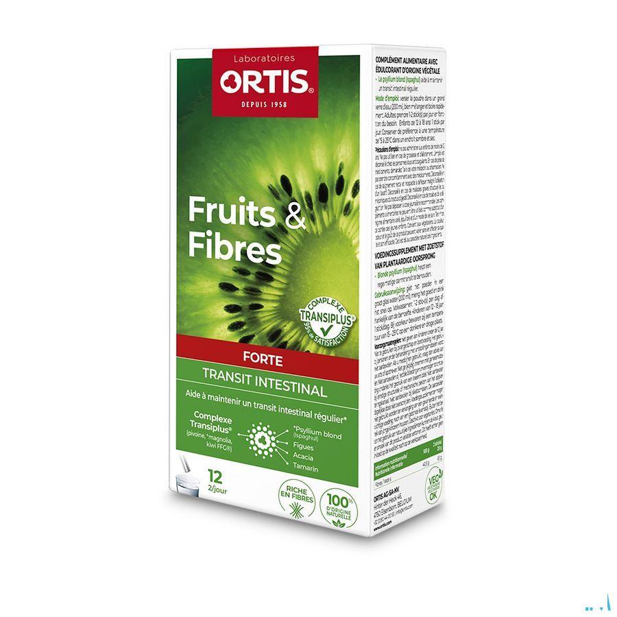 Ortis Vruchten & Vezels Forte Transi+ Comple x 12 x 10 gr