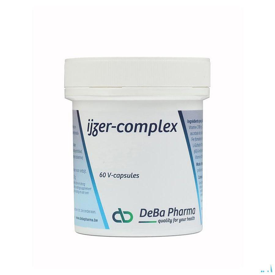Ijzer Complex Vegetat. Capsule 60x25 mg  -  Deba Pharma