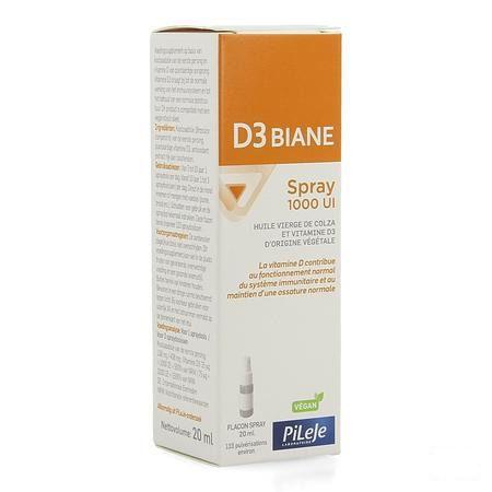 D3 Biane Spray 1000 Ui 200 ml  -  Pileje