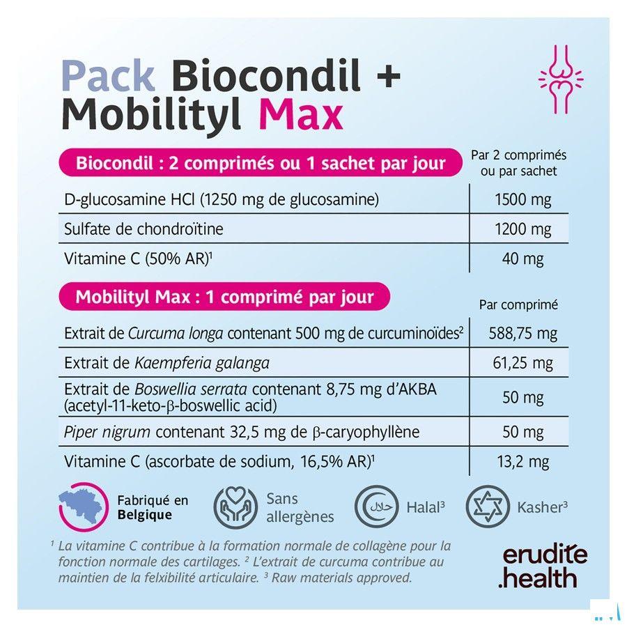 Biocondil+Mobilityl Max Pack Comp 180+Comp 90