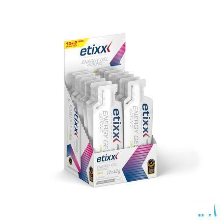 Etixx Isotonic Energy Gel Lime 12x40 gr