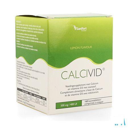 Calcivid 500 mg/400IELemon Chew 168 