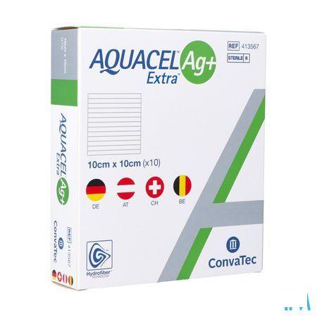 Aquacel Ag+ Extra 10 X 10Cm 10 413567