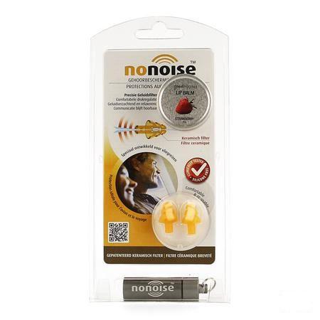 Nonoise Prot.auditives Voyage Lim.ed. + Strawb.lips 