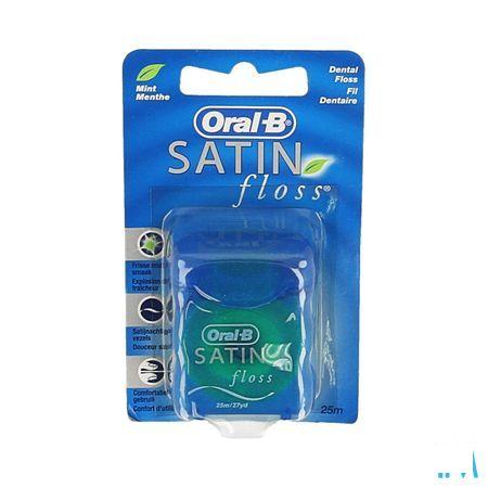 Oral-B Floss Satin Tape Mint Waxed 25M