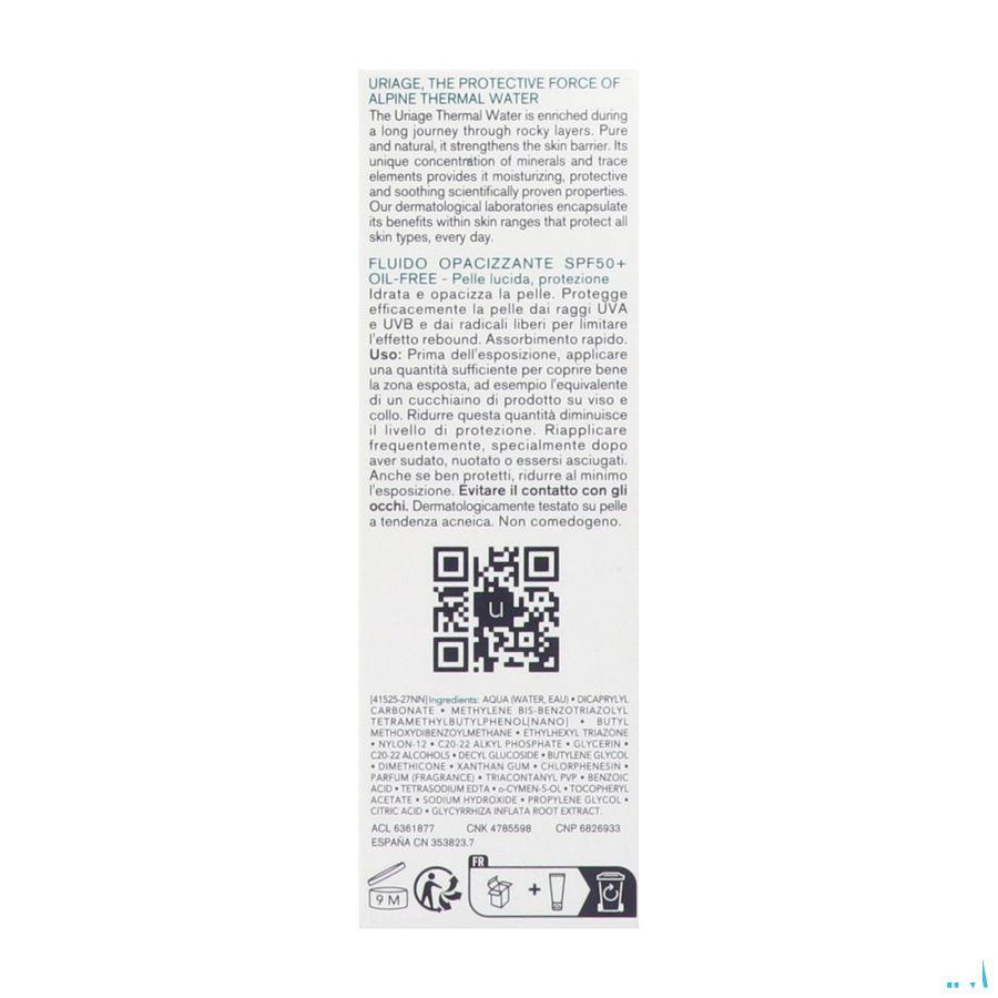Hyseac Fluide Matifiant Spf50+ 50 ml