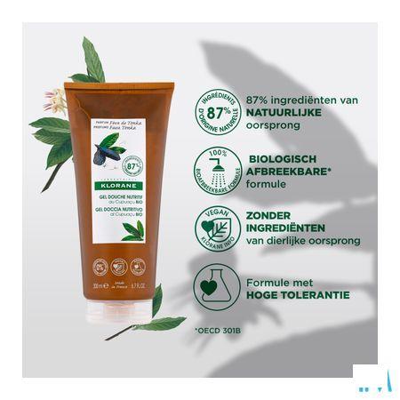 Klorane Lichaam Douchegel Tonkaboon 200 ml