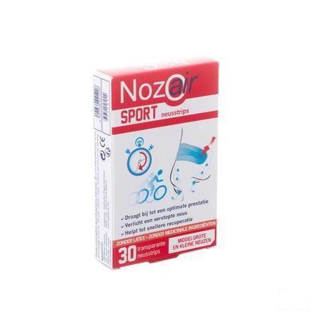 Nozoair Sport Bandelette Nasale Petit-moyen Nez 30