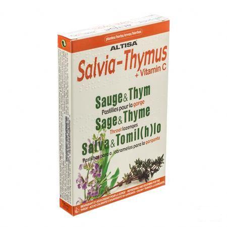 Altisa Zuigbonbons Salie-tijm 75 gr  -  Dieximport