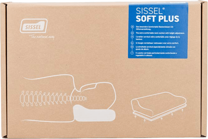 Sissel Soft Plus Hoofdkussen Visco-elast + overtrek  -  Sissel