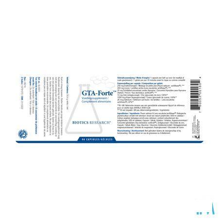 Biotics GTA-Forte 90 capsules  -  Energetica Natura