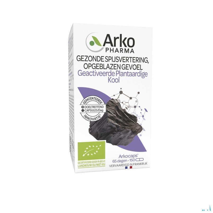 Arkocaps Plantaardig Kool Capsule 150  -  Arkopharma