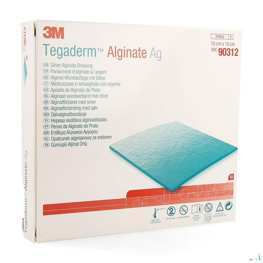 Tegaderm Alginate Ag 10cmx10cm 10 90312  -  3M