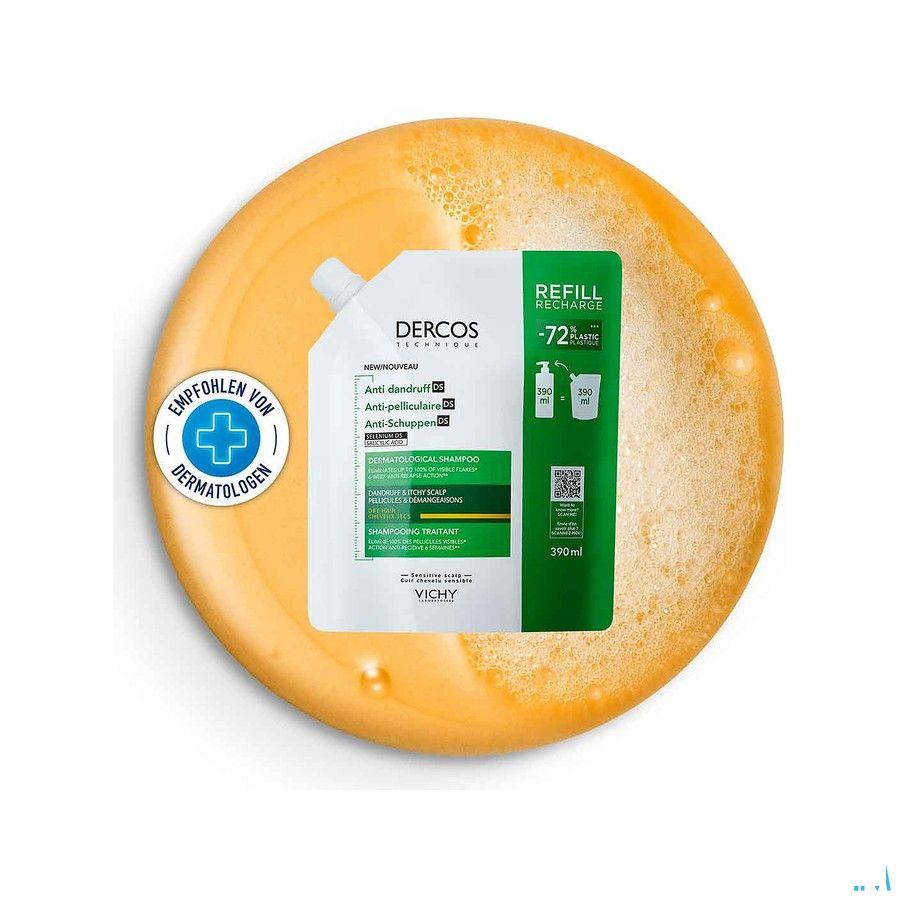 Vichy Dercos Shampoo A/Roos Droog Haar Refill 500 ml