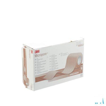 Micropore 3M Skin Tone 50,0Mmx9,14M Rol 6 15332  -  3M