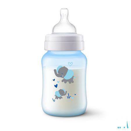 Philips Avent Anti colic Zuigfles 260 ml Blauw Scf821/15  -  Bomedys