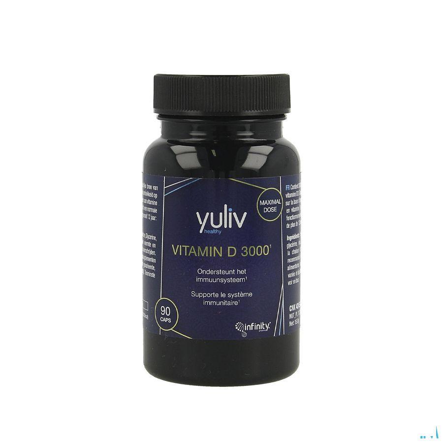 Yuliv Vitamine D 3000 Caps 90