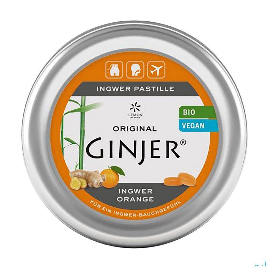 Ginjer Original Pastilles Bio 40 grr - Lemon Pharma  -  Eureka Pharma