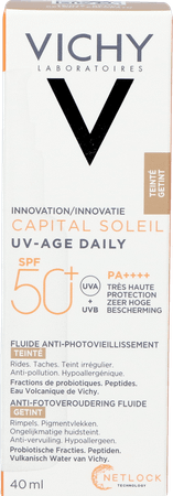 Vichy Cap Sol Uv-Age Light Getint Ip50 + 40 ml  -  Vichy