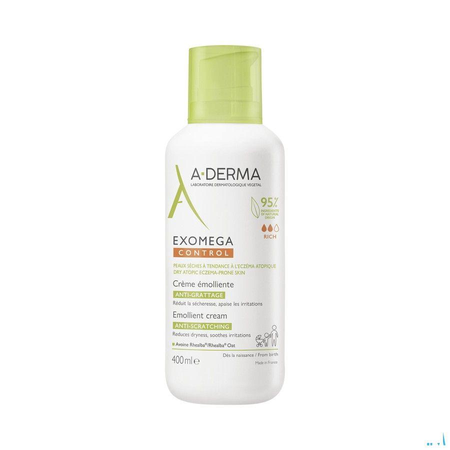 Aderma Exomega Control Creme Emollient Tube 400 ml  -  Aderma