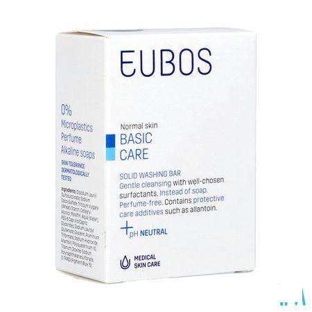 Eubos Compact Wastablet Blauw zonder parf 125 gr  -  I.D. Phar