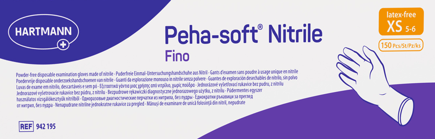 Peha Soft Handschoen Nitrile Fino Xs 150 9421955  -  Hartmann